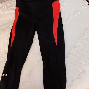Under Armour capri black workout leggings